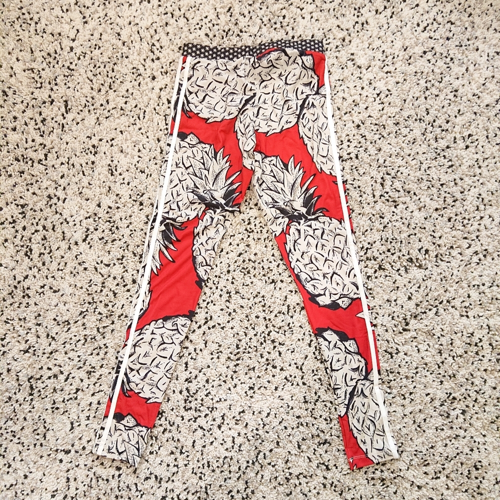 NWT Adidas x Farm Rio pineapple tights leggings - Picture 3 of 4